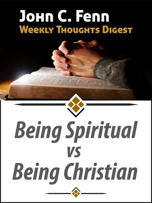cover image of Being Spiritual vs Being Christian